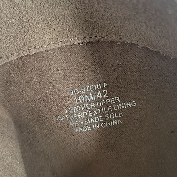 Vince Camuto Sterla Tall Suede Fringed Boots Size 10 - Picture 8 of 13